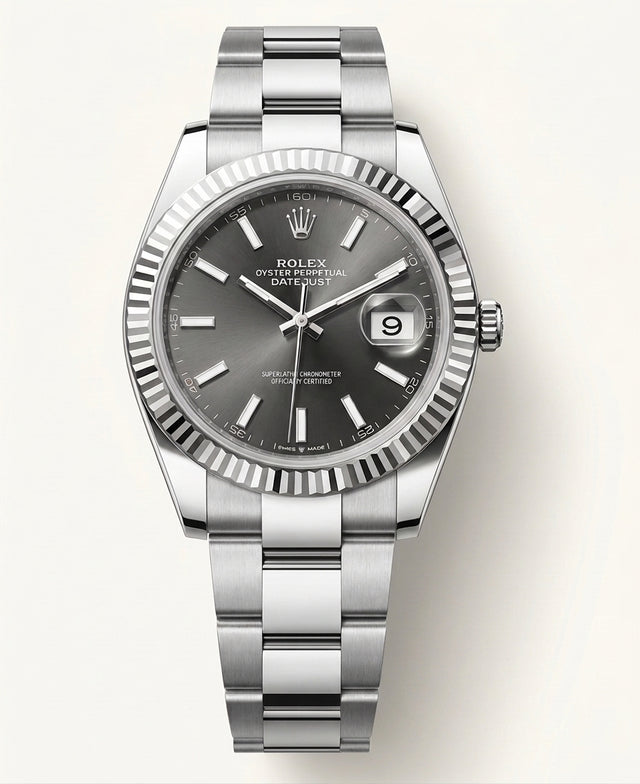 2026 Rolex Datejust 41 Rhodium Dial, Ref. 126334