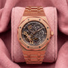 Audemars Piguet Royal Oak 15407OR rose gold Double Balance Wheel Openworked skeleton watch