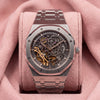 Audemars Piguet Royal Oak 15407ST Double Balance Wheel Openworked skeleton watch with steel bracelet