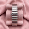 Steel bracelet and clasp of the Cartier Santos de Cartier watch