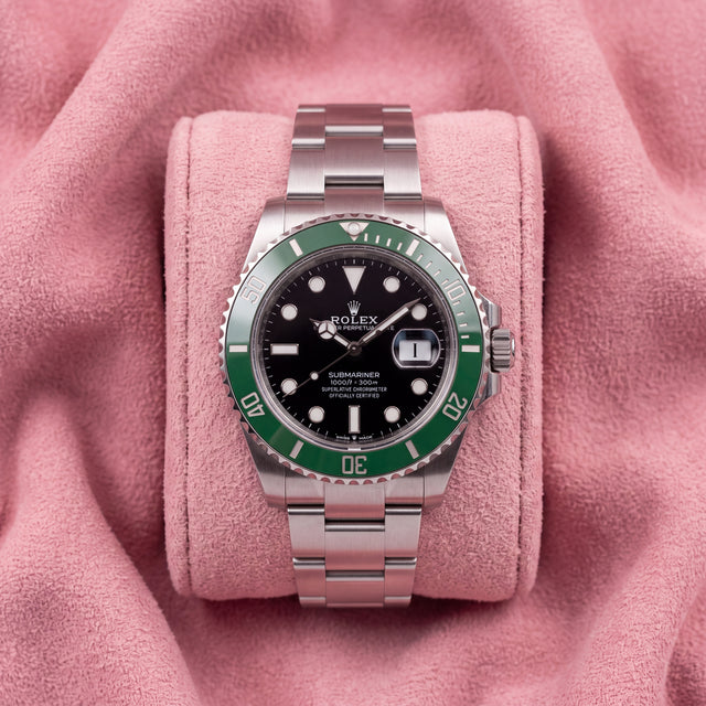 2026 Rolex Submariner Date 126610LV with black dial and green ceramic bezel