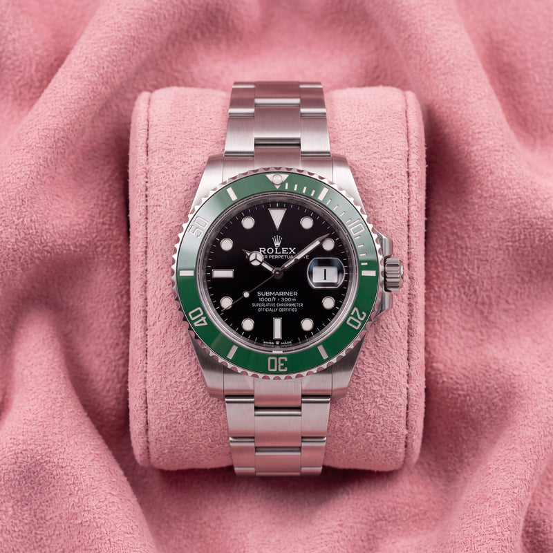 2026 Rolex Submariner Date 126610LV with black dial and green ceramic bezel